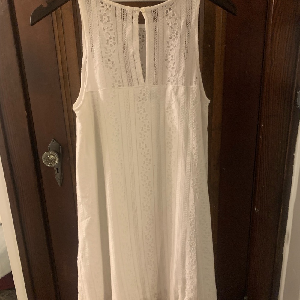 Abercrombie white lace dress